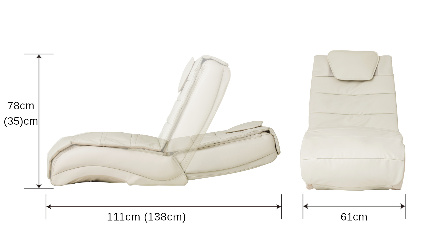 Massage Chair Size